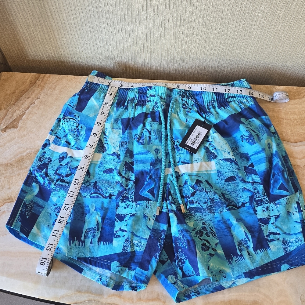 Vilebrequin Moorise Azul Swimming Trunks Swimming Shorts - Picture 3 of 7